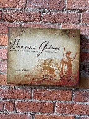 Lovely French wine art print cavas